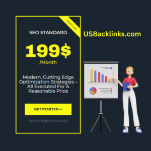 SEO Standard Service by us Backlinks.com